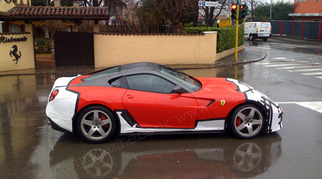  Nieuwe spyshots Ferrari 599 GTO onthullen meer details