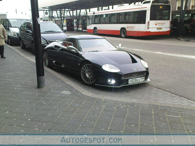 Gespot in Maastricht: Spyker C8 Spyder SWB