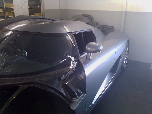 Koenigsegg CCXR gecrasht