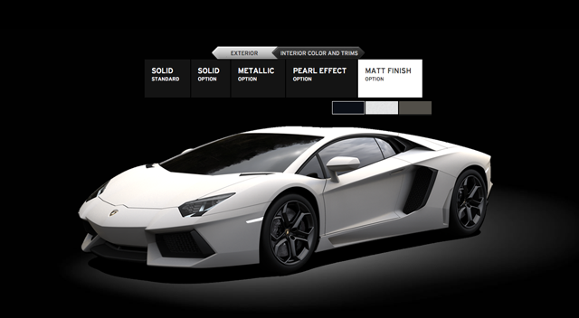 Lamborghini onthult configurator voor de Aventador LP700-4