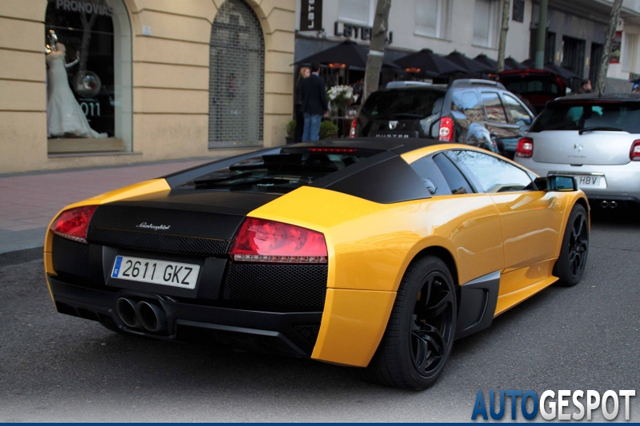 Gespot: opmerkelijke Lamborghini Murciélago LP640 in Madrid