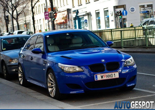 Gewoon domweg lekker! BMW M5 E60 gespot in Wenen