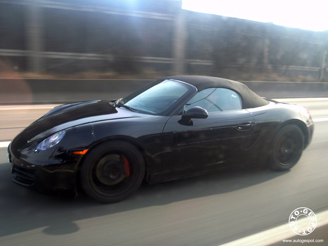 Spyshots: Porsche Boxster op Duitse autobahn