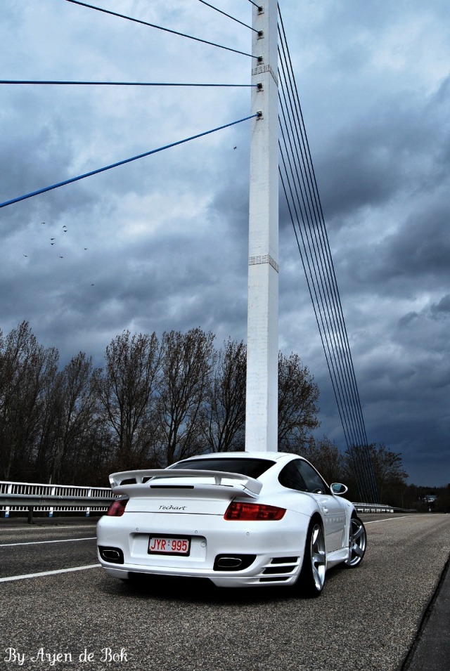 Fotoshoot: Porsche 997 Turbo aangepakt door TechArt