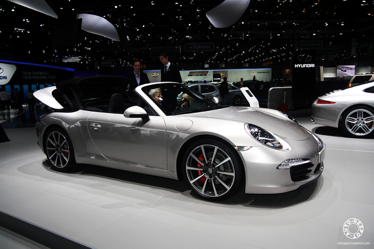 Genève 2012: Porsche 991 Cabriolet