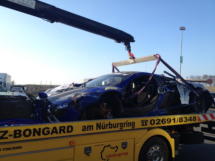 Gemballa crasht McLaren MP4-12C op Nürburgring