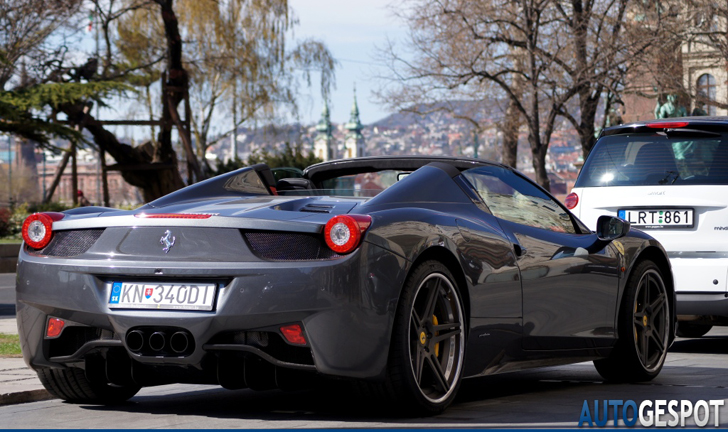 Lekker gek! Ferrari 458 Spider op Novitec Rosso lichtmetaal