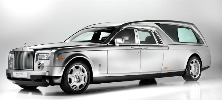 Rolls-Royce Phantom voor de rijke overledene 
