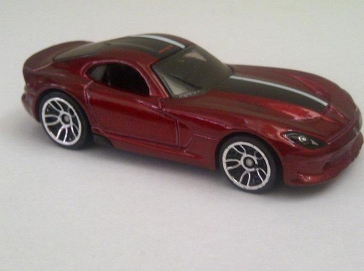 Gelekt: Hot Wheels ontwerp van Dodge Viper SRT 2013