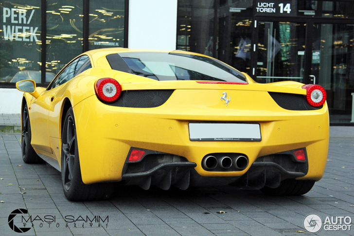 Spot van de dag: Ferrari 458 Italia
