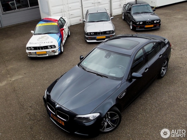 Spot van de dag: BMW M5 F10 in combo met legendarisch trio