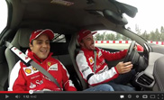 Filmpje: Alonso en Massa spelen met Ferrari 458 Italia