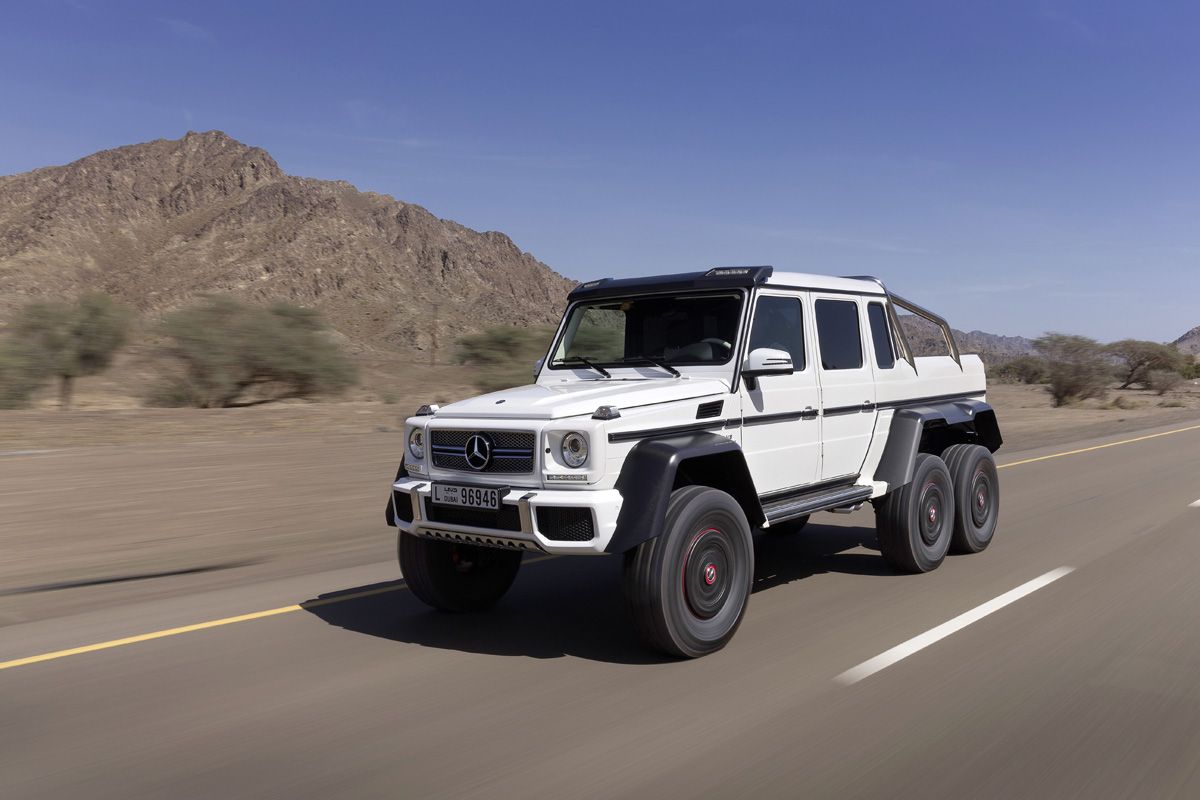 Gegarandeerd succes: Mercedes-Benz G 63 AMG 6X6