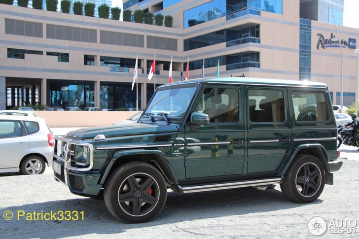 Mercedes-Benz G 63 AMG oogt krachtig in het groen