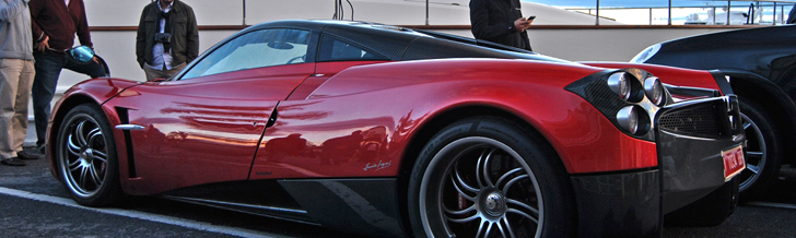 Pagani Huayra acolo unde apartine, pe strazi!