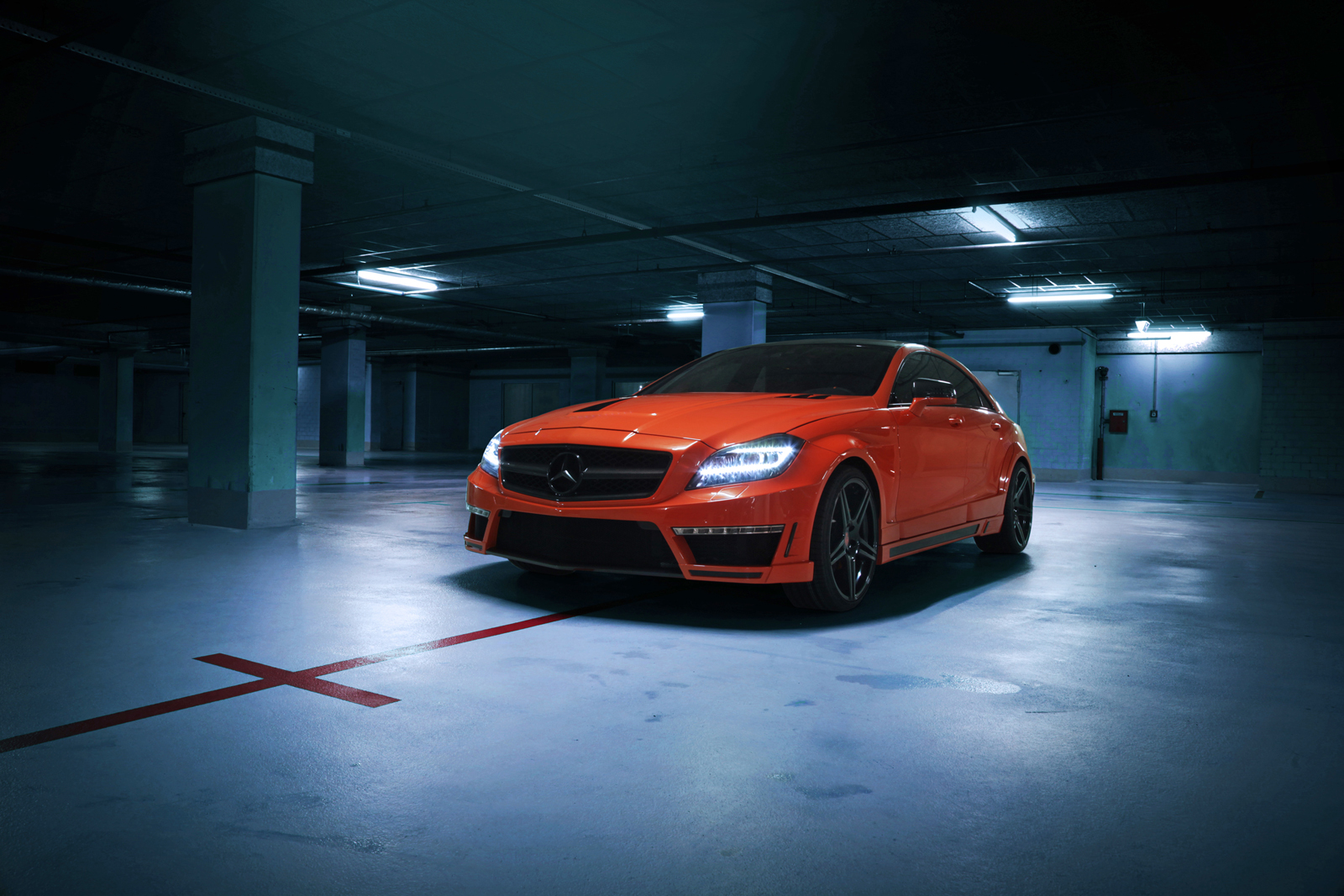 German Special Customs geeft kleur aan Mercedes-Benz CLS AMG 