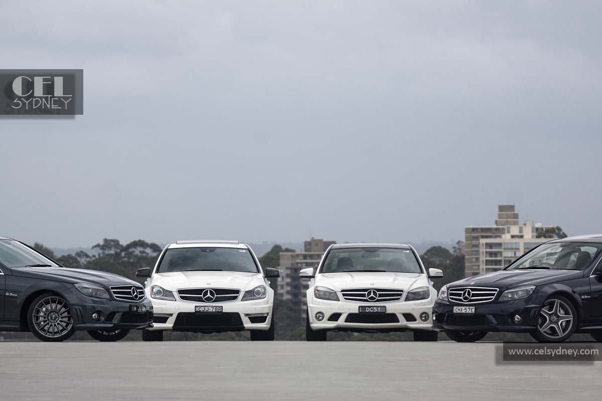 Reportage: op pad met vier Mercedes-Benz AMG's! 