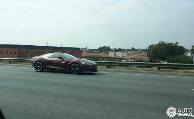 Gespot: nieuwe Aston Martin Vanquish in Zuid-Afrika