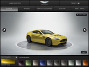 Aston Martin comes with a configurator for your iPad