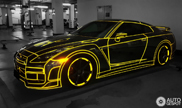 TRON Nissan GT-R spotted in China