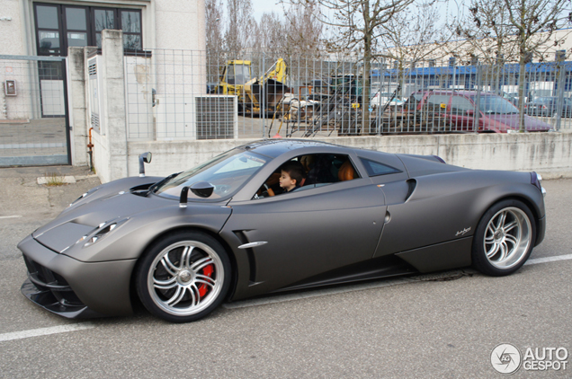 Spotted: Davide Testi and his son in a Pagani Huayra!