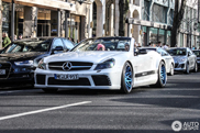 Tuned Mercedes-Benz SL 55 AMG appears on the Königsallee