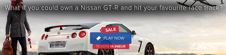 Win Your Supercar tickets now only €14,99! 