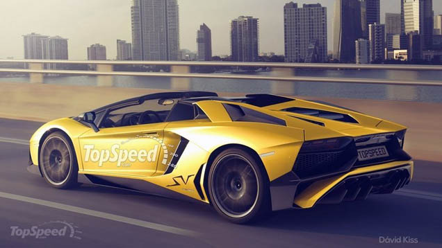 Rendering: Lamborghini Aventador LP750-4 SV Roadster