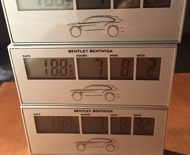 Bentley Bentayga wordt onthuld in Frankfurt