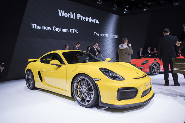 Genève 2015: Porsche Cayman GT4 