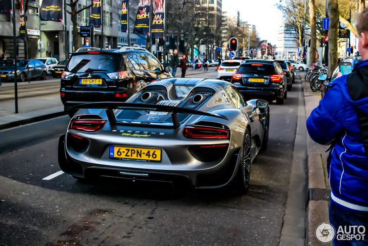 Spot van de dag: Porsche 918 Spyder is erg geliefd