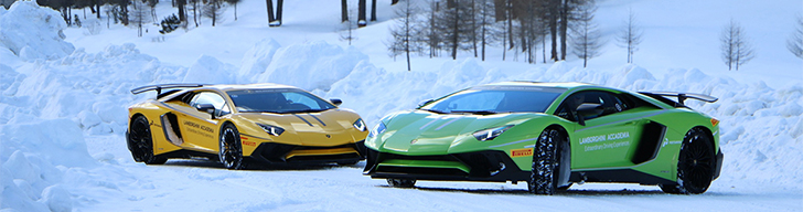 Galeria: Lamborghini Winter Accademia w Livigno