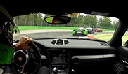 Porsche 991 GT3 driver shows who's boss at Monza