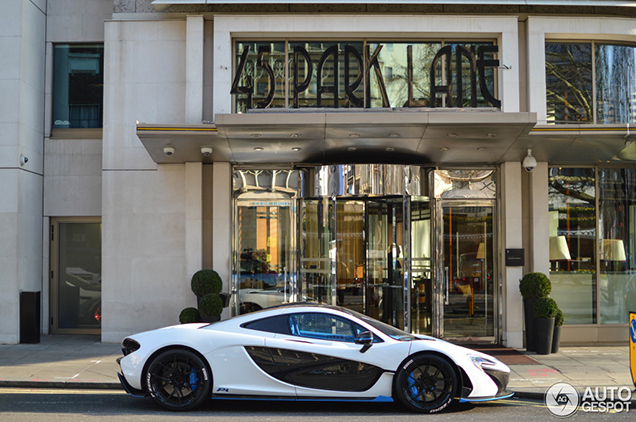 McLaren P1 MSO gespot in Londen
