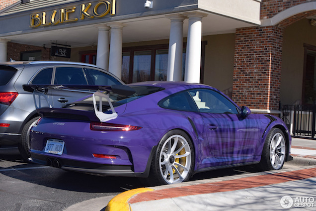 Porsche 991 GT3 RS: ultragaaf in ultraviolet