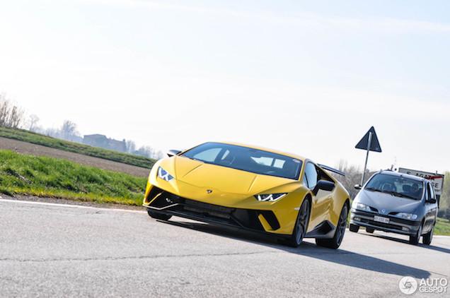 Voor het eerst in het wild: Lamborghini Huracán Performante