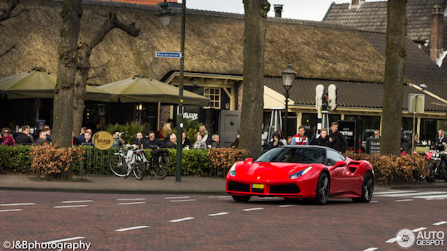 Spot van de dag: Ferrari 488 GTB