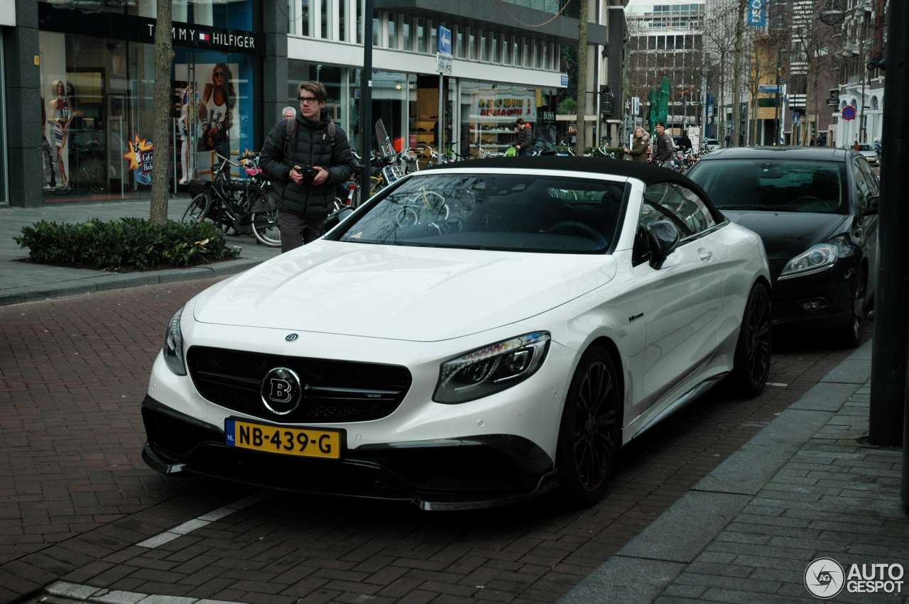 Spot van de Dag: Bizarre Brabus S63 AMG Cabrio in Rotterdam