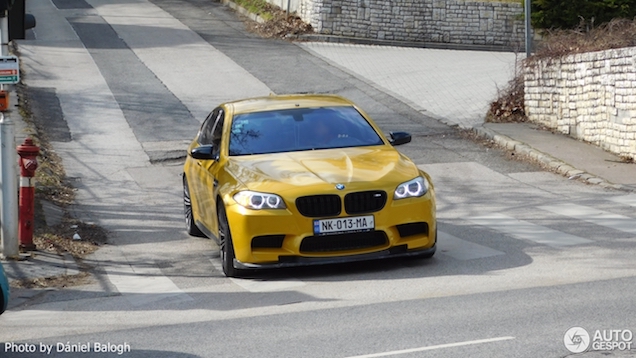 Gele BMW M5 is een onderschat plaatje