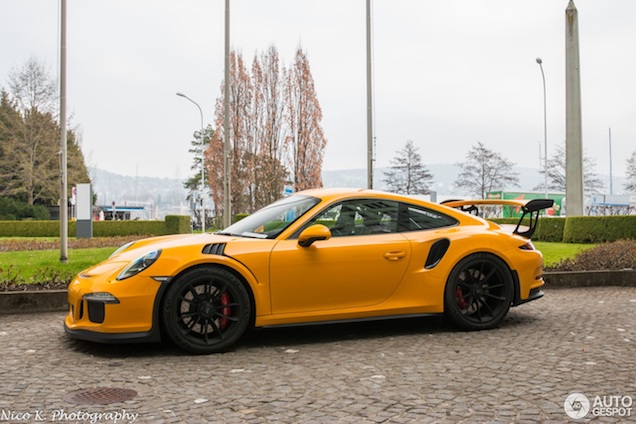 Porsche 991 GT3 RS in bijzondere kleur gespot