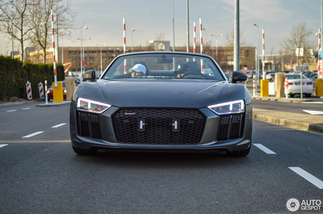 Spot van de dag: Audi R8 V10 Spyder 2016