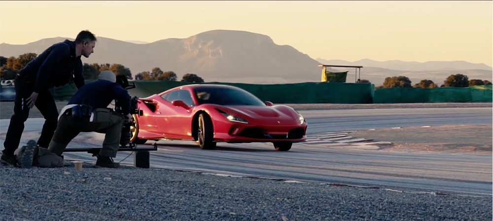 Filmpje: behind the scenes van de Ferrari F8 tributo