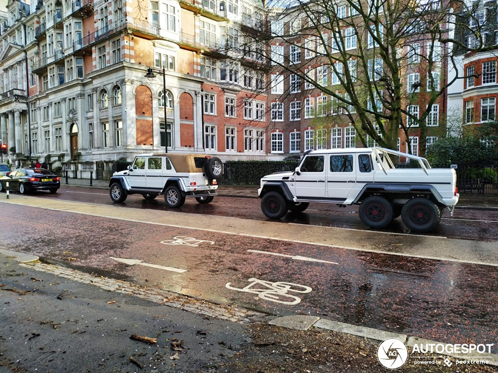 Bijzondere Mercedes-Benz G-Klasse combo gespot in Londen