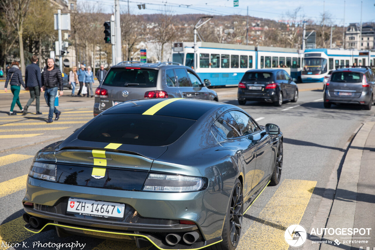 Sportieve Aston Martin Rapide S AMR gespot in Zürich