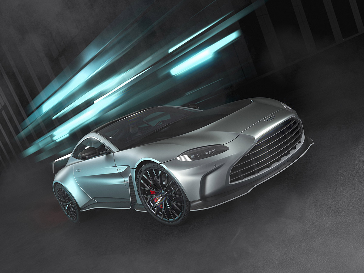 Never leave quietly; the new Aston Martin V12 Vantage