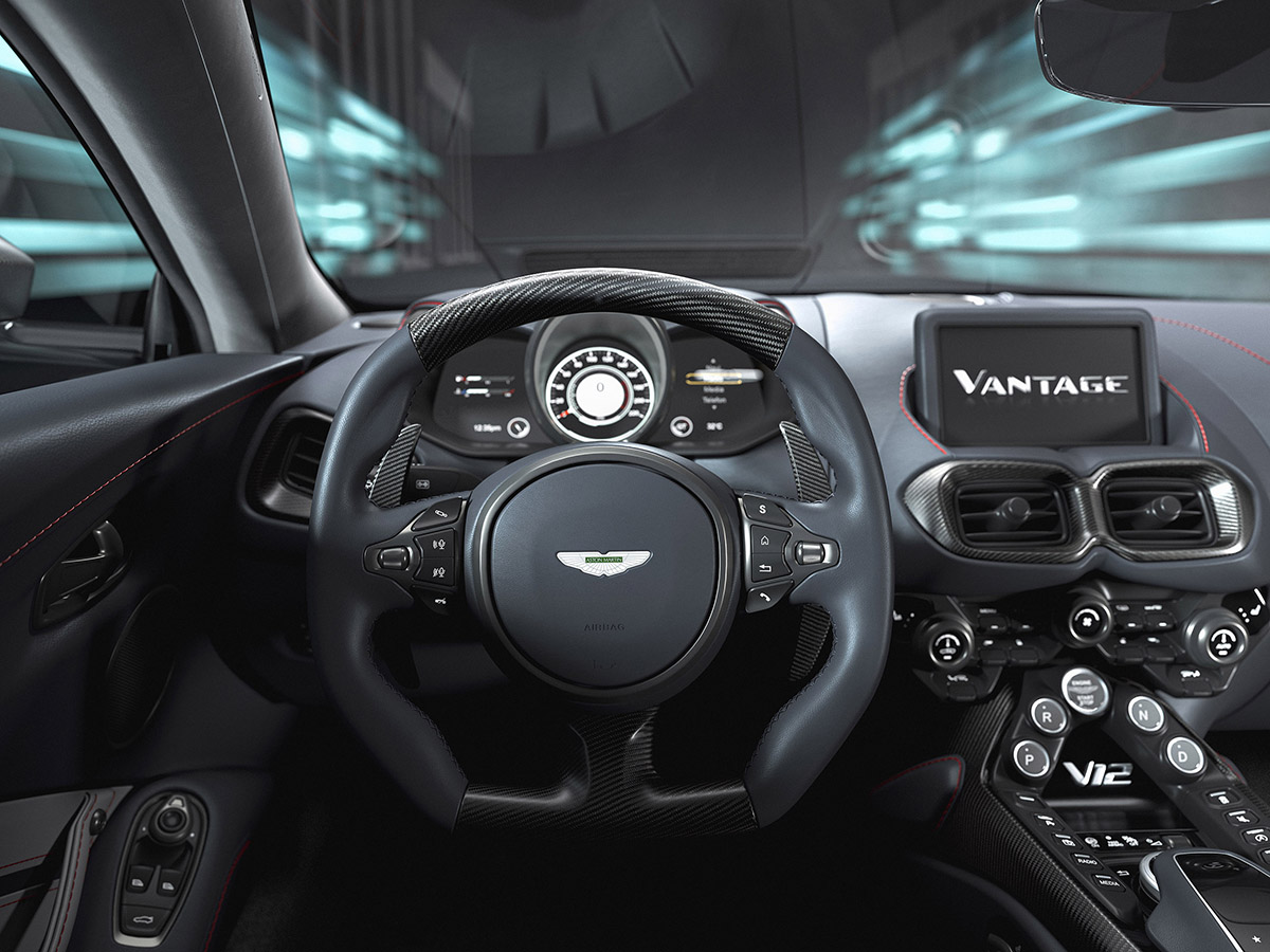Never leave quietly; the new Aston Martin V12 Vantage