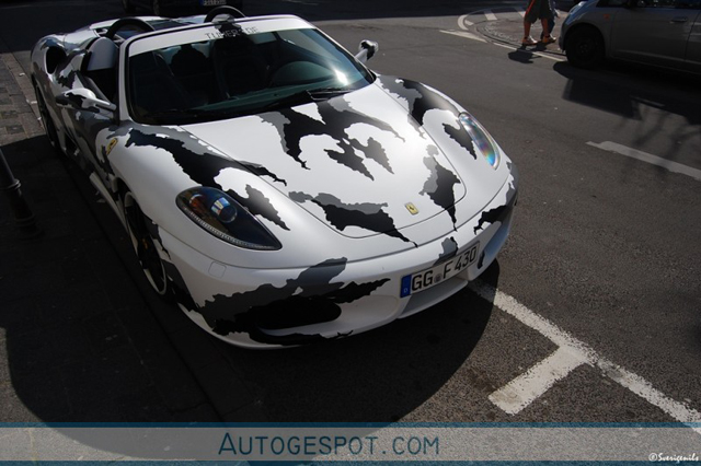 Ferrari F430 Spider met unieke wrap gespot!