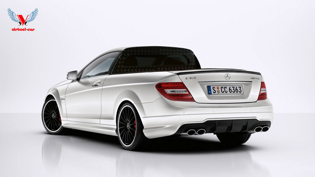 Leuk voor op het weiland: Mercedes-Benz C 63 AMG Pick-Up