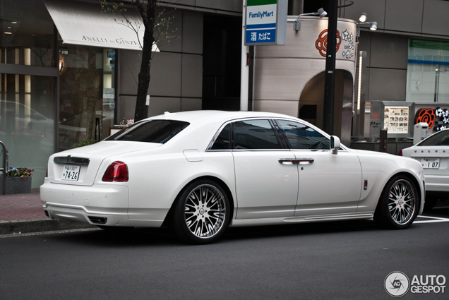 Spot van de dag: Rolls-Royce Mansory White Ghost Limited