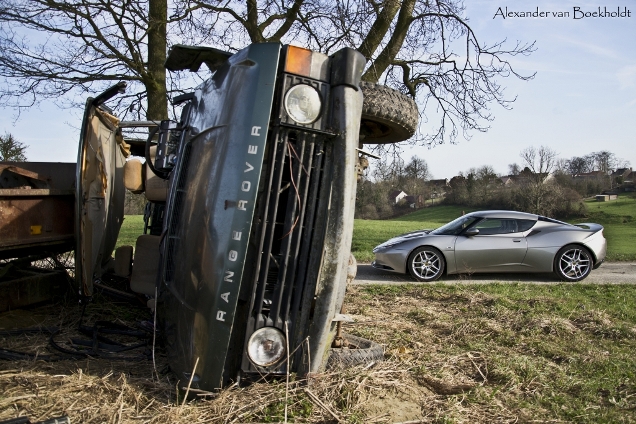 Fotoshoot: Lotus Evora en Audi S5